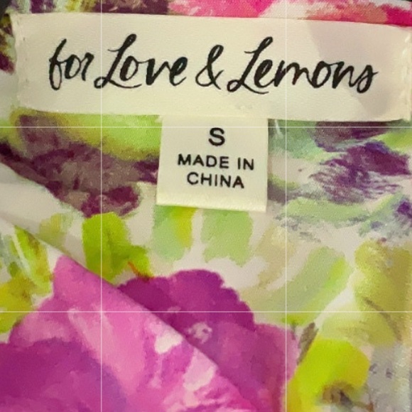 For Love And Lemons Paulina Mini Dress - Picture 5 of 6